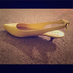 Kelly & Katie yellow strap shoes